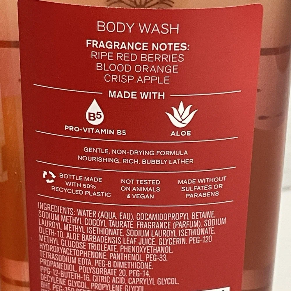 Bath & Body Works Bright Christmas Morning  Body Wash & Body Cream Set of 2